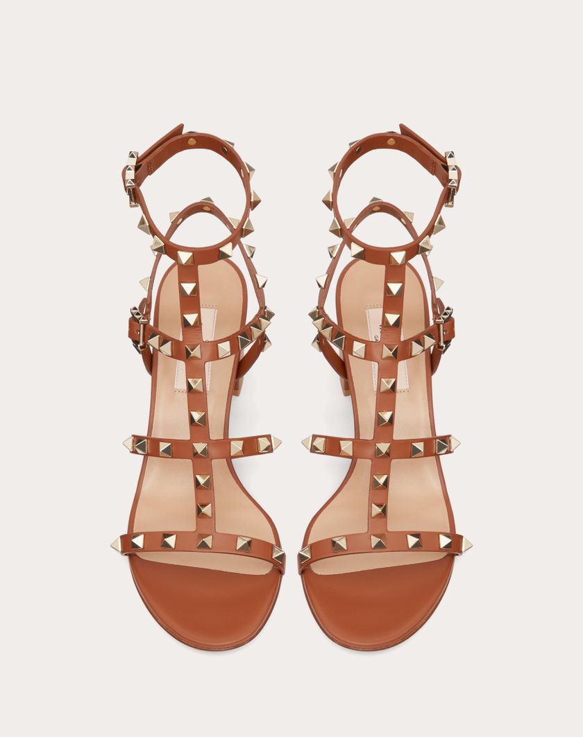 ROCKSTUD CALFSKIN ANKLE STRAP SANDAL 60 MM - Image 4